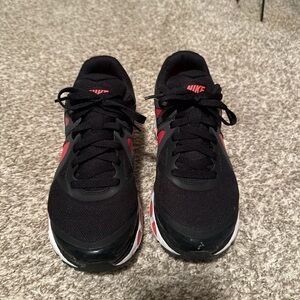 Nike Black and Red Running Shoes